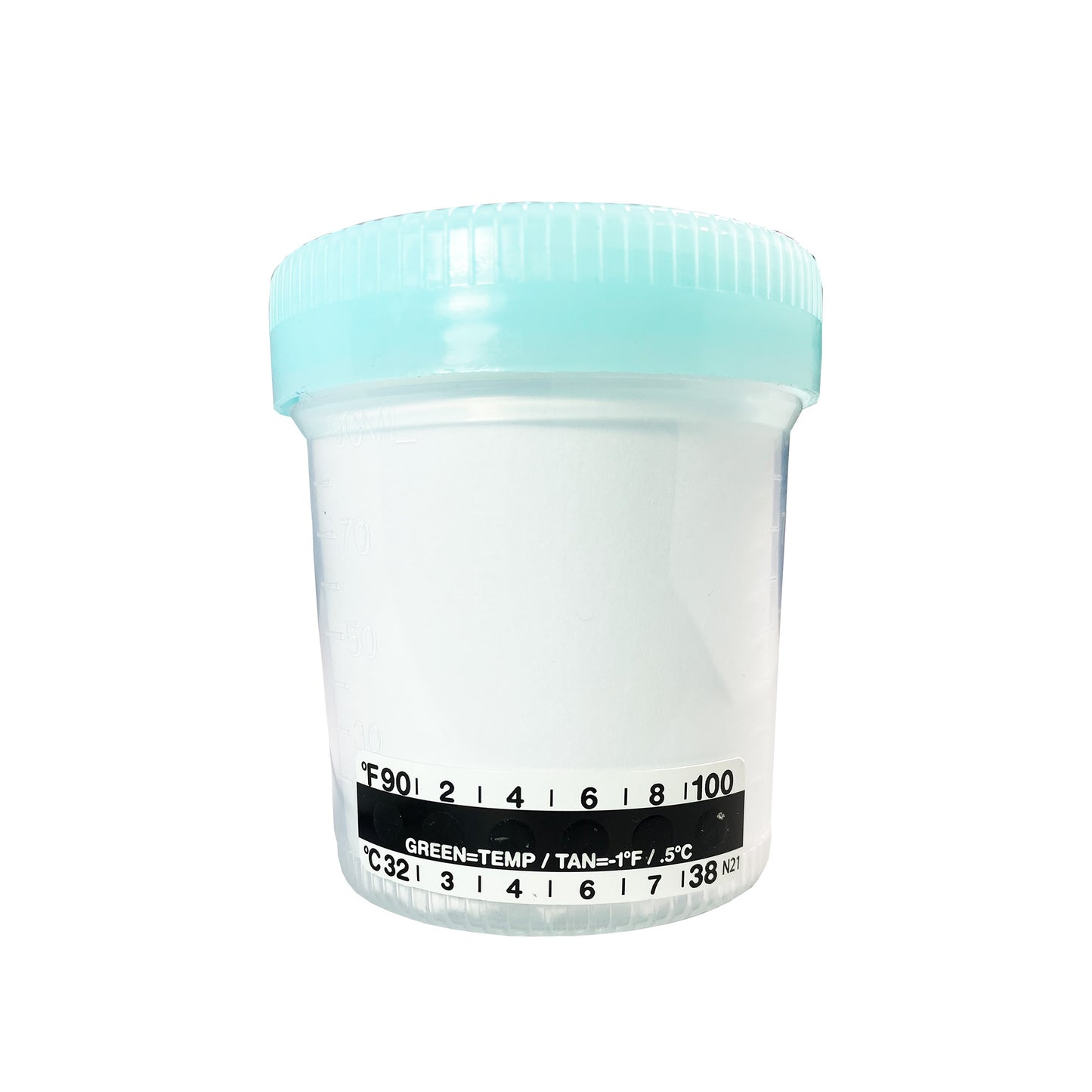 Urine Specimen Collection Cup with Temperature Strip