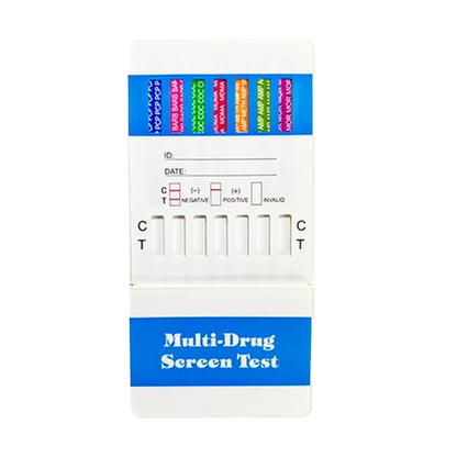 Multi 12 Panel Dip Card AMP/BARB/BUP/BZO/COC/mAMP/MDMA/MTD/OPI/OXY/PCP/THC - W9124