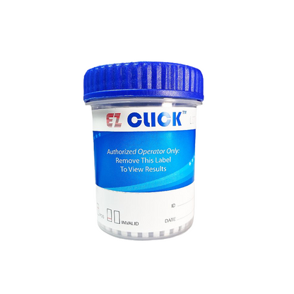 EZ Click Urine Drug Test Cup 12 panel - AMP/BARB/BUP/BZO/COC/MAMP/MDMA/MOR/MTD/OXY/PCP/THC - EZ-13124