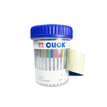 EZ Click Urine Drug Test Cup 12 panel - AMP/BARB/BUP/BZO/COC/MAMP/MDMA/MOR/MTD/OXY/PCP/THC - EZ-13124