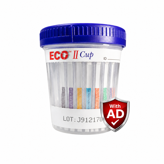 ECO II 14-Panel Drug Test Cup w/AD