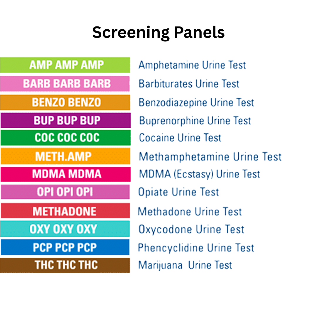 Multi 12-Panel Urine Screening Dip Card | W9124